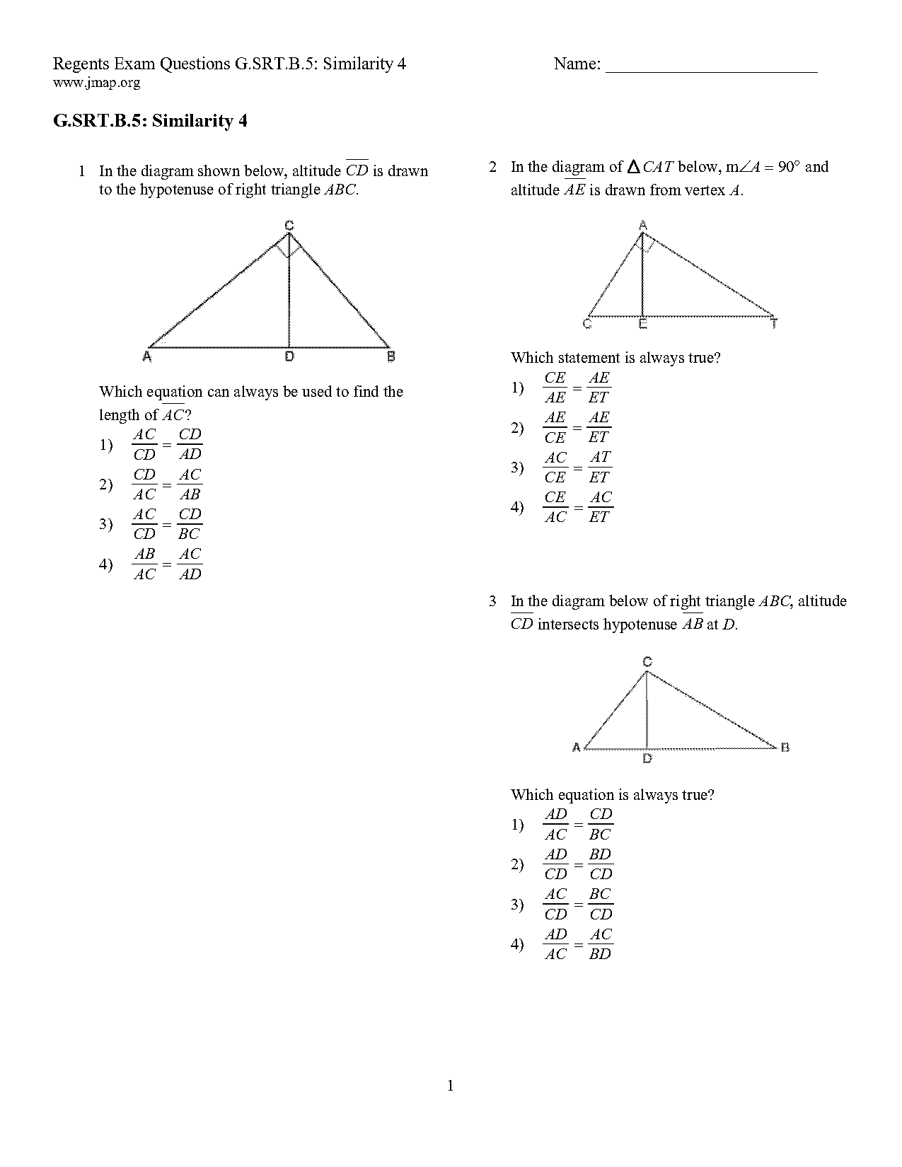 hypotenuse leg practice worksheet answers